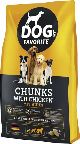Chunks Huhn 15kg Trockenfutter