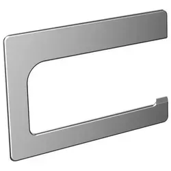 Emco Art Papierhalter 160000101 chrom, ohne Deckel - Toilettenpapierhalter, elegantes chrom Design, ideal für eine moderne Badezimmergestaltung und platzsparend ohne Deckel.