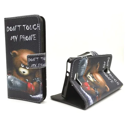 Handyhülle Schutz Case für Alcatel Pop 4 Cover Tasche Wallet Etui Handyhülle