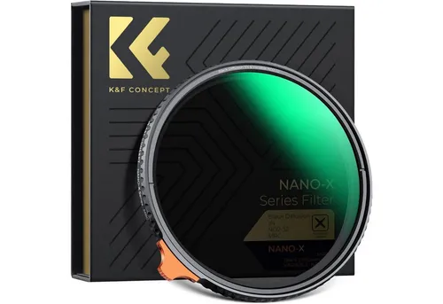 82mm Black-Mist 1/4 ND2-ND32 2in1 Variabler ND & Black Promist Filter - Hochwertiger Objektivfilter für kreative Effekte und präzise Lichtkontrolle. Ideal für Fotografen und Videografen, die ihre Aufnahmen verfeinern möchten.