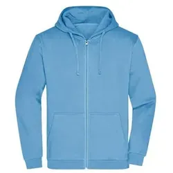 Promo Zip Hoody Men Klassische Sweatjacke mit Kapuze blau, Gr. XXL