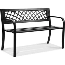 VEVOR Gartenbank Terrassenbank aus Metall