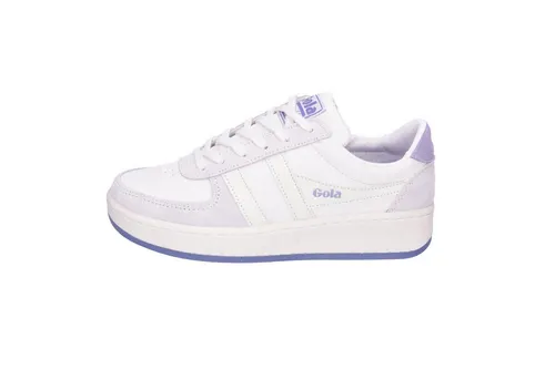Gola Grandslam 88 Schnürschuh Weiß 38 EU - Stylisher Schnürschuh in Größe 38 EU, ideal für den Alltag. Aus hochwertigem Leder, kombiniert mit einem trendigen White/Lavender-Design für einen modernen Look.