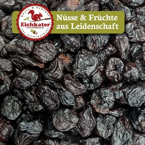 Pflaumen Natur getrocknet von Eichkater, ohne Stein und ohne Zusätze, 500g
