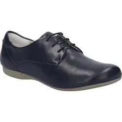 Josef Seibel Fiona 84 Schnürschuh in Schwarz – Bequemer Businessschuh - Eleganter Halbschuh in Größe 36 mit Ziernähten und komfortabler Weite G. Hochwertiges Leder sorgt für ein angenehmes Tragegefühl im Alltag.
