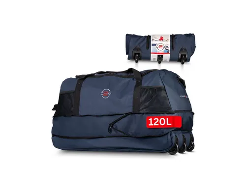 cocoono Reisetasche Faltbare Reisetasche mit Rollen 120 L – XXL Rolltasche