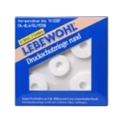 Lebewohl Druckschutzringe rund 10 St