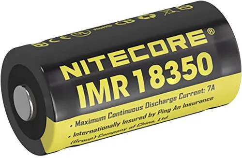 NiteCore IMR 18350 Spezial-Akku 18350 Li-Ion 3.7V 700 mAh 1St.