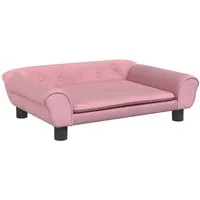 vidaXL Hundebett aus Samt für kleine Hunde - Bequemes Hundesofa mit weicher Polsterung aus Samt, ideal für kleine Haustiere und sorgt für höchsten Komfort beim Entspannen.