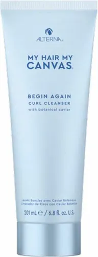 Alterna My Hair My Canvas Begin Again Curl Cleanser Shampoo 201 ml - Shampoo für lockiges Haar, vegan und silikonfrei. Sanfte Reinigung, reduziert Frizz und verbessert die Lockenstruktur für spritzige, glänzende Locken.