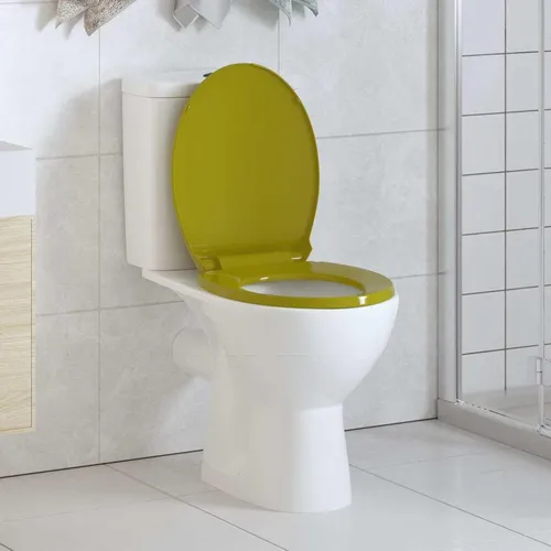 vidaXL Toilettensitz mit Absenkautomatik - WC-Sitz mit Soft-Close-Funktion, stabil und langlebig aus Polypropylen, ideal für Zuhause und Gastronomie, leicht zu reinigen und schnell zu montieren.
