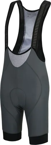 Airtracks Fahrradhose mit Träger Kurz Pro Team - L - Grau