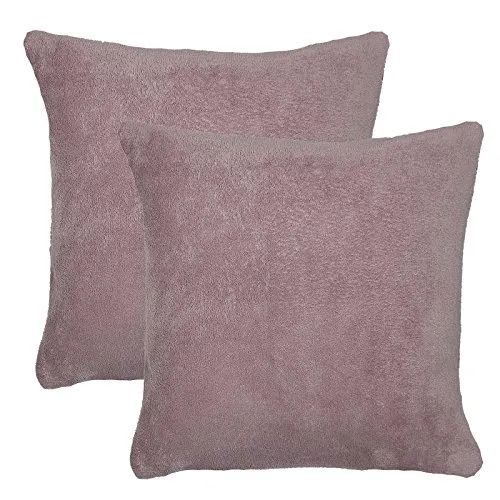 Casa Colori Kissenbezug 40x40 cm Plüsch Microfaser