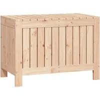 vidaXL Gartentruhe aus massivem Kiefernholz 76x42,5x54 cm