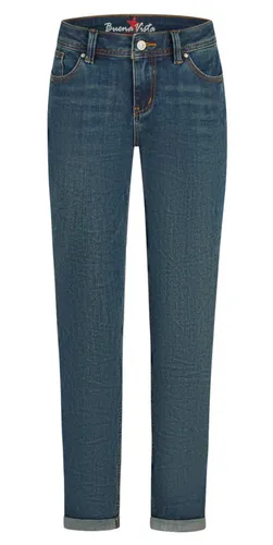 Buena Vista 5-Pocket-Jeans Malibu (2601-B5914) - Feminine Cropped Jeans für Damen in elegantem Design. Hochwertiger Stretch-Denim für optimalen Tragekomfort und eine perfekte Passform. Ideal für jeden Anlass.