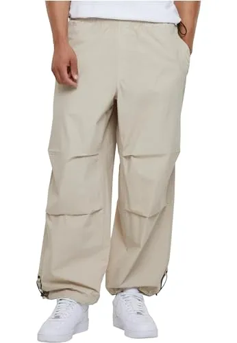 Urban Classics Popline Parachute Hose wetsand Gr. XL - Wanderhosen aus leichtem Material, perfekt für Outdoor-Aktivitäten und gemütliche Tage. Ideal für Stil und Komfort.