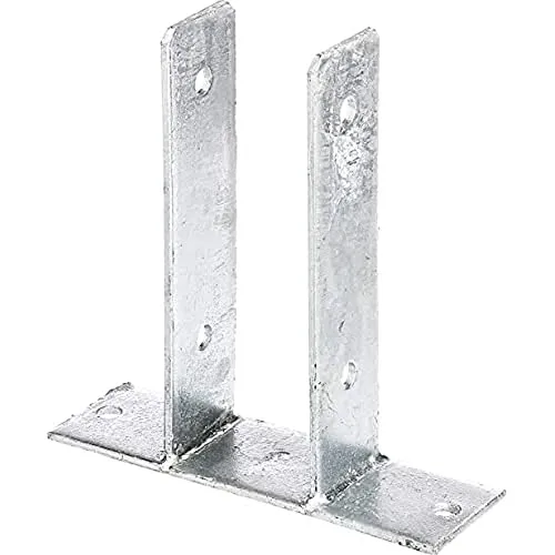 Alberts 212766 U-Pfostenträger | zum Aufschrauben | feuerverzinkt | lichte Breite 71 mm