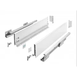 MS Beschläge Schubladensystem Weiß 600mm Soft Close - Zubehör für Möbel: Hochwertiges Schubladensystem mit Soft Close für sanftes Schließen, ideal für maximale Raumnutzung und hohen Bedienkomfort.