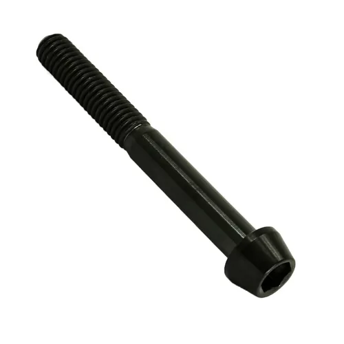 Titan M6x50 Schraube DIN912 konisch Innensechskant Fahrrad Tuning Schwarz Grau