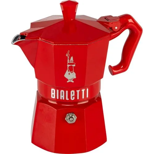 Bialetti Moka Exclusive Kaffeekanne rot