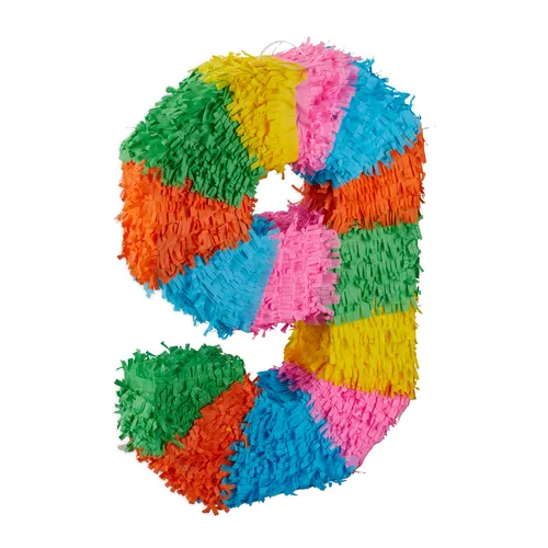 Pinata geburtstag bunt Papier Pinata Zahl Zahlen Piñata Geburtstags Piñata