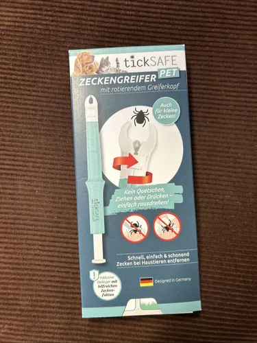 tickSAFE Zeckengreifer PET – Effektiver Zeckenentferner für Hunde & Katzen
