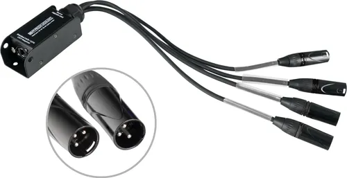 Pronomic NetCore SP-3M Multicore-Spliss male - DI Boxen & Tools, unkomplizierte Multicore-Lösung zur Übertragung analoger oder digitaler Signale über Netzwerkkabel, ideal für flexible Systemkonfigurationen.