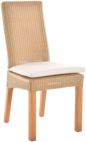 Esszimmerstuhl Loom-Stuhl mit Kissen (Honig) in gelb von Krines Home