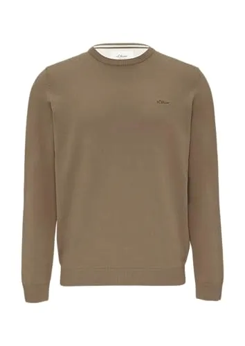 Strickpullover mit Logo-Stickerei