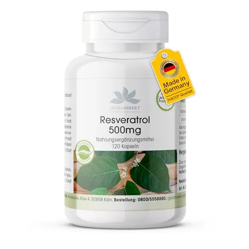 Resveratrol 500 mg Kapseln