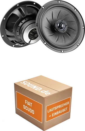 Eton PFX16 Lautsprecher Einbaupaket für Fiat Scudo Typ 272