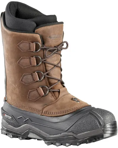 Baffin Herren 12 Stiefelette, Braun, 46 EU - Wanderschuhe mit hochwertigem isoliertem Leder, ideal für kalte Temperaturen. Mit herausnehmbarem Comfort-Fit-Innenschuh und Icepaw-Design für optimalen Halt auf Eis.