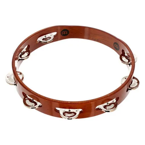Meinl TA1AB Holz Tambourin mit Stahlschellen - Percussion-Instrument mit klaren, durchdringenden Klängen, ideal für Live-Auftritte und Studioaufnahmen.