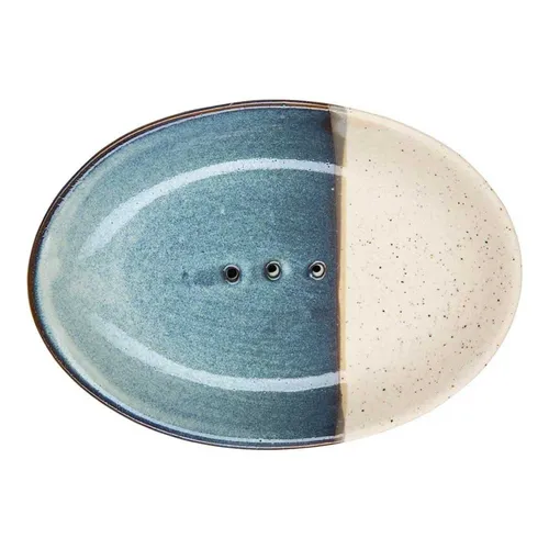 Keramik Seifenschale Rustic - oval | TRANQUILLO