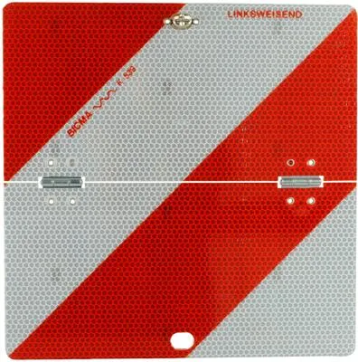 Menbaa Park-Warntafel hinten links, horizontal klappbar