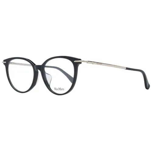MaxMara MM5064-D Damen Brille - Shiny Black - Kategorie: Brillenfassungen, Klassischer Rahmen in elegantem Schwarz für zeitlosen Stil und höchsten Tragekomfort.