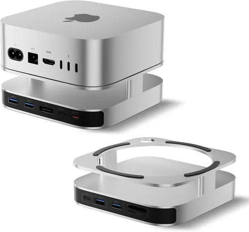 BENFEI Mac mini M4 Dock NVMe SSD Gehäuse, 4K DisplayPort Hub USB 10Gbps