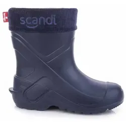 Kindergummistiefel mit Wärmeisolierung, Lemigo, Gr. 33 - dunkelgrün - 33