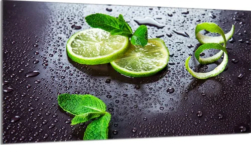 Glas-Herdplattenschutz 90x52 cm in Limettenfarbe in grün von TMK ArtDeko