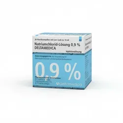 Natriumchlorid-Lösung 0.9% Deltamedica Luer - 200 ML, isotonische Infusionslösung zur Flüssigkeits- und Elektrolytsubstitution