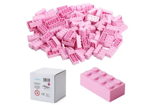 Katara 120 Steckbausteine 4x2 Noppen, Spielzeug Konstruktionsspielsteine, (Packung), 100% Kompatibel Sluban, Papimax, Q-Bricks, LEGO®