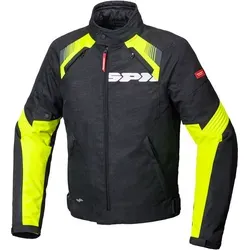 Spidi Flash Evo H2Out Motorradjacke M, schwarz-gelb - Motorradjacke aus wasserdichtem H2Out-Material, winddicht und atmungsaktiv. Ideal für alle Wetterbedingungen. Größe M für Männer.