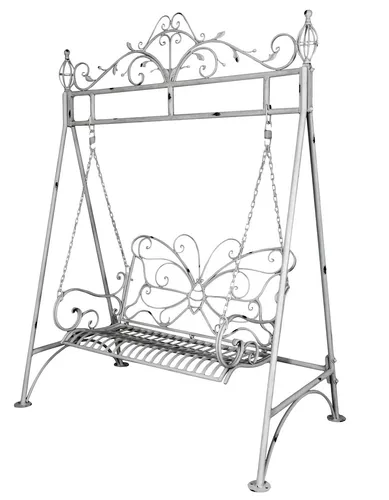 Hollywoodschaukel Metall Antik 2 Sitzer Gartenschaukel Hollywood Schaukel Garten