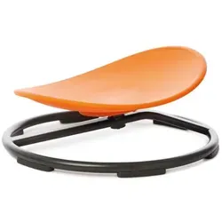 Gonge Karussell orange - Balance Spiel für Kinder - Balancespiel für Kinder von 3-10 Jahren, fördert Gleichgewicht und Koordination. Mit stabilem Metallfuß und Gummifüßen für sicheres Drehen, ideal für drinnen und draußen.