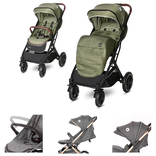 Lorelli Kinderwagen Storm, ultraleichter Sport Buggy - Kompakter Kinderwagen, nur 9,3 kg leicht mit Einhand-Klappsystem und 5-Punkt-Sicherheitsgurt, perfekt für aktive Eltern und unterwegs.