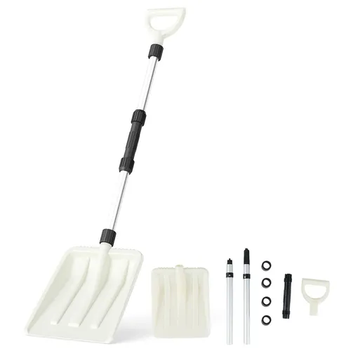 Produktbild COSTWAY Schneeschaufel mit ergonomischem Griff, 116,5 cm