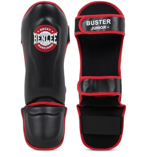 BENLEE Kinder Schienbeinschoner BUSTER JUNIOR - Sporttaschen für Kinder, anatomisch geformt mit schlagabsorbierender Polsterung für optimalen Schutz und Komfort beim Sport.