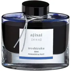 Pilot Tintenfass iroshizuku ajisai, blau-lila, 50 ml - Grafik- & Zeichenbedarf - Hochwertige, weichschreibende Tinte in elegantem Flacon, ideal für kreative Projekte und präzise Schriftzüge.