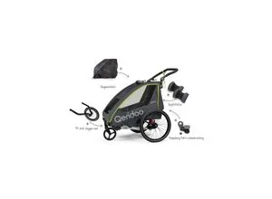 QUPA 2 Lime Comfort Sport Set von Qeridoo