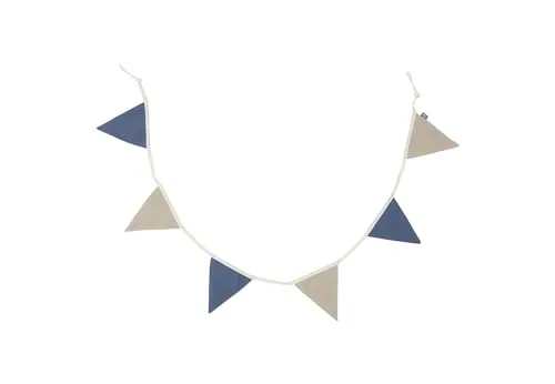 Jollein 719-602-68019 Wimpelkette blau/Olive von Jollein